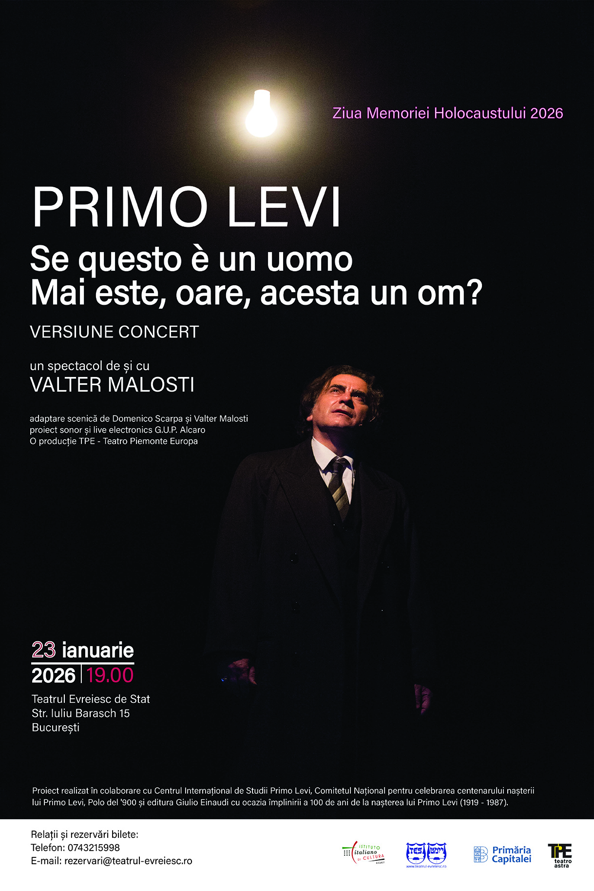 Afis Ziua Memoriei 2026