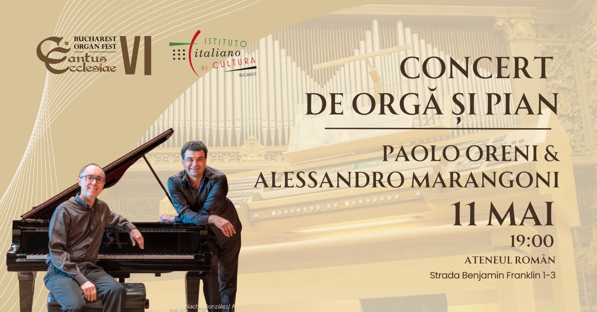 Concert de Orgă și Pian